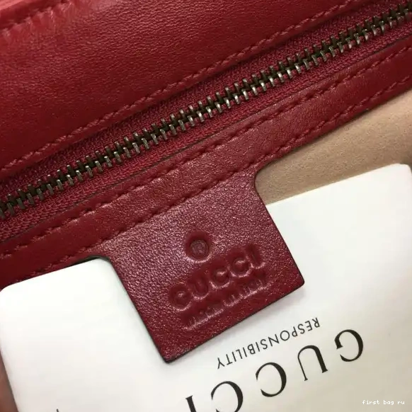 First bag ru small Gucci handle GG Marmont bag top 0525